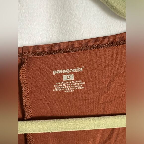 PATAGONIA Brown Wrap It Up Dress Size M - Picture 4 of 6